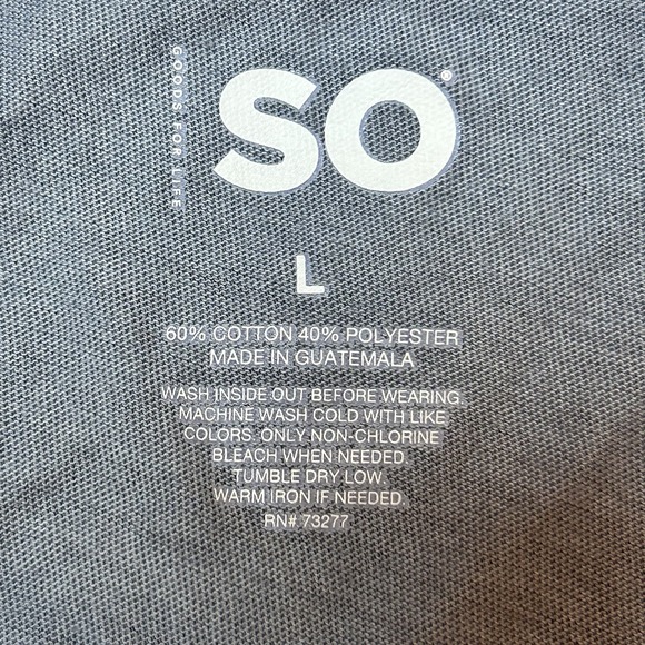 NWT SO Goods For Life Tank Top Womens Large Light Blue V-Neck Relaxed Athleisure - Picture 7 of 7